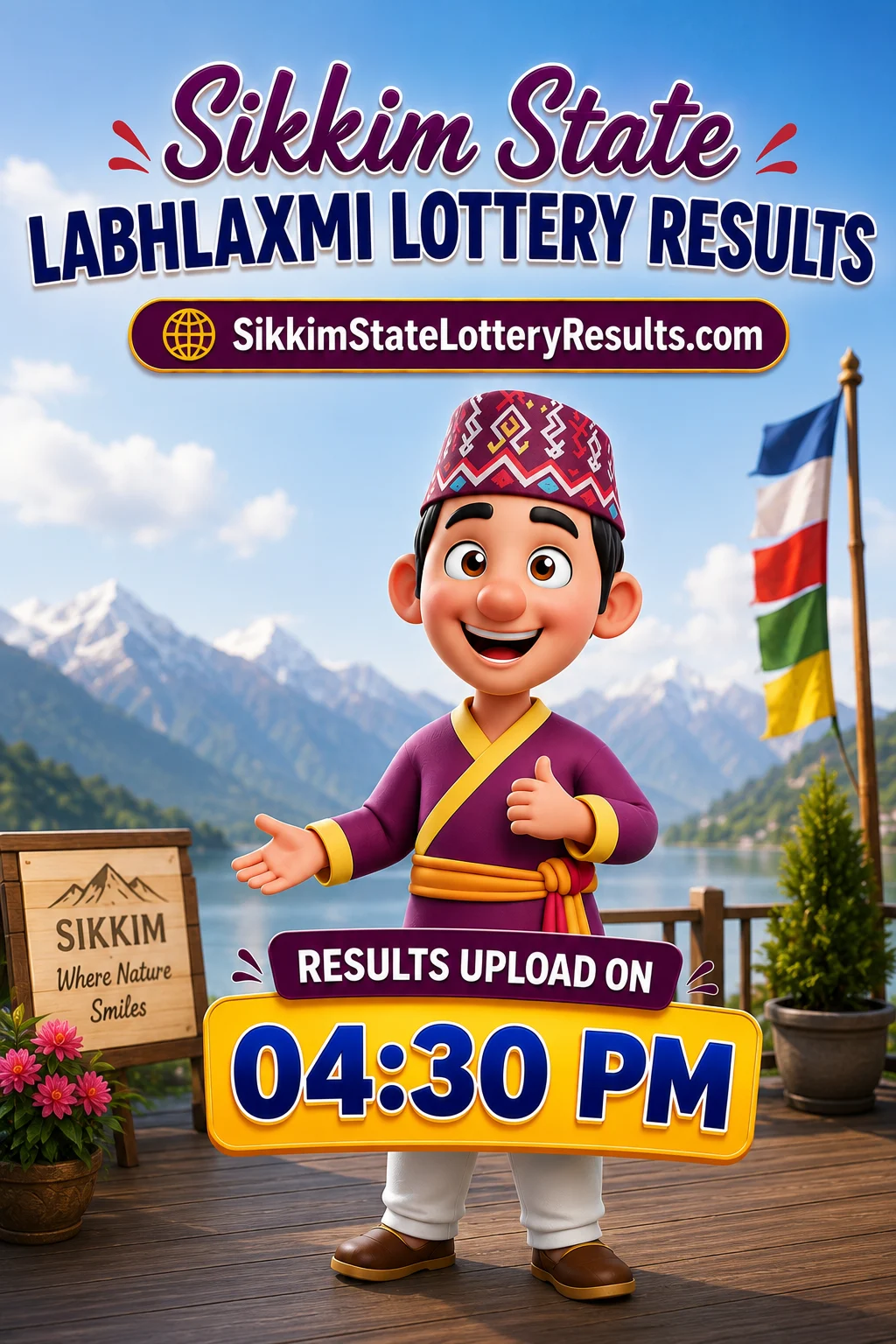 Sikkim Labhlaxmi Result Upload on 0430 PM