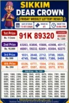 Sikkim Dear Lottery Result 6 PM Today 17-07-26