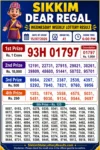 Sikkim Dear Lottery Result 6 PM Today 22-07-26