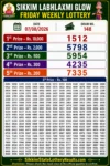 Sikkim Labhlaxmi Glow Friday Lottery Result 07-08-26 4 PM Sikkim Labhlaxmi Glow Friday Lottery Result 07-08-26 4 PM